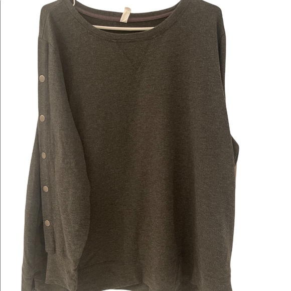 Charcoal Grey Ideology cozy sweatshirt - never worn NWOT- size 3X - Picture 2 of 5